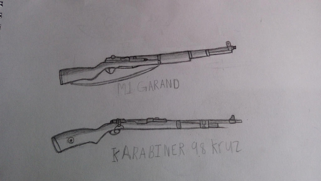Ww2 Rifle Sketch By Blackbird545 On DeviantArt ww2-rifle-sketch-by-blackbird545-on-deviantart