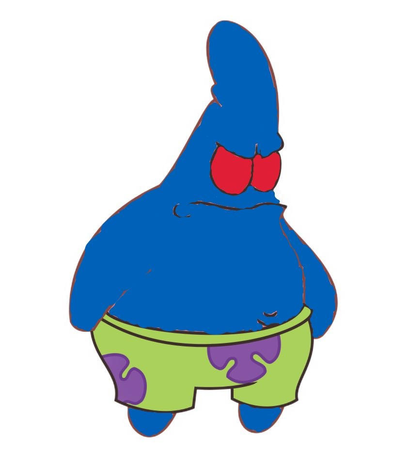 Dark Patrick Star (Angry) by jesus0385 on DeviantArt