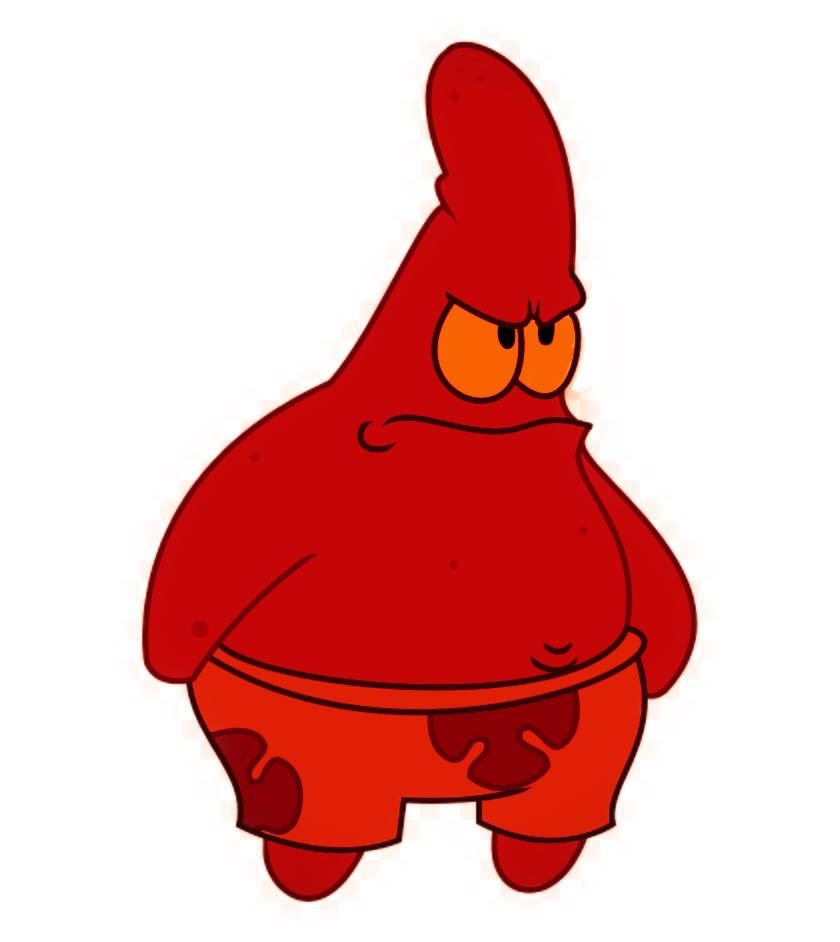 Lava Patrick Star (Angry) by jesus0385 on DeviantArt