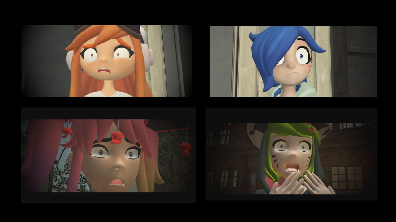 Meggy, Tari, Melony, and Saiko Shocked face 2# by CartoonUnique1998 on ...