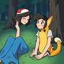 Ash. Como su. Madre Delia Ketchum change