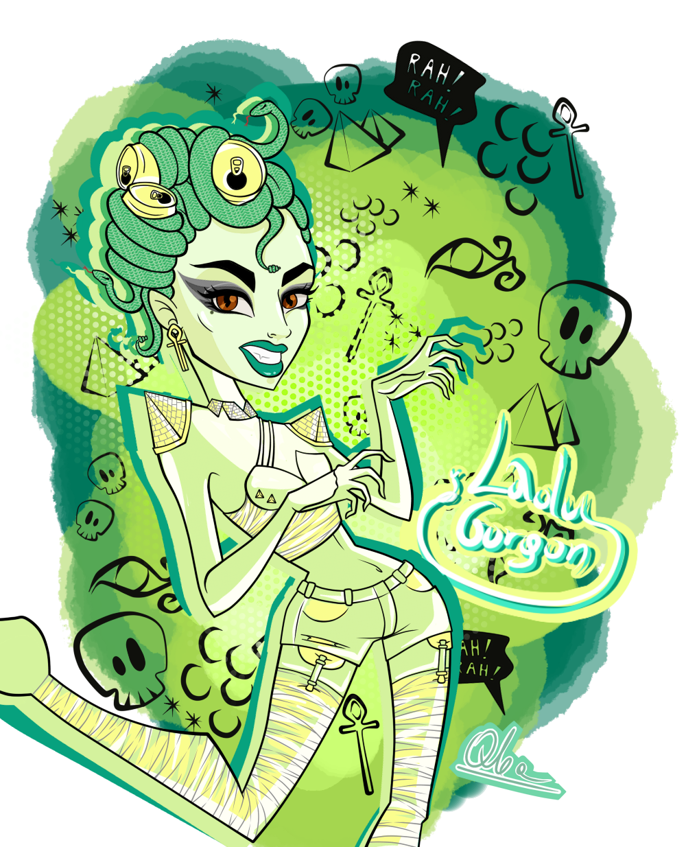 gorgon girl from monster high by AzZzAeLL on DeviantArt