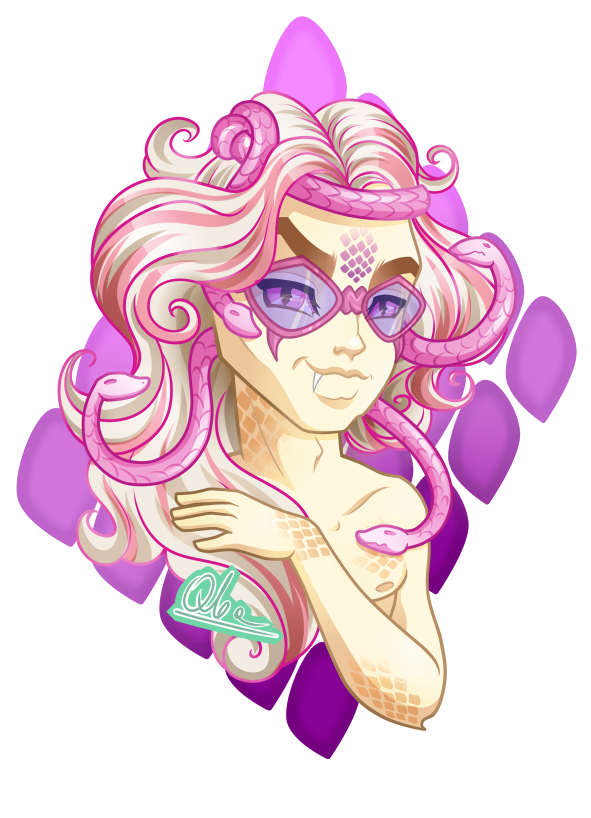 Viperine Gorgon male by Qba016 on DeviantArt