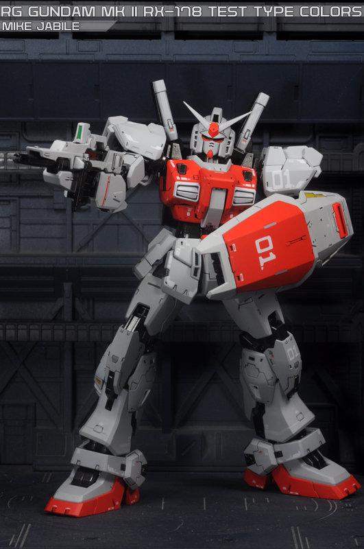 1/144 RG Gundam RX-178 Mk II Test type colors