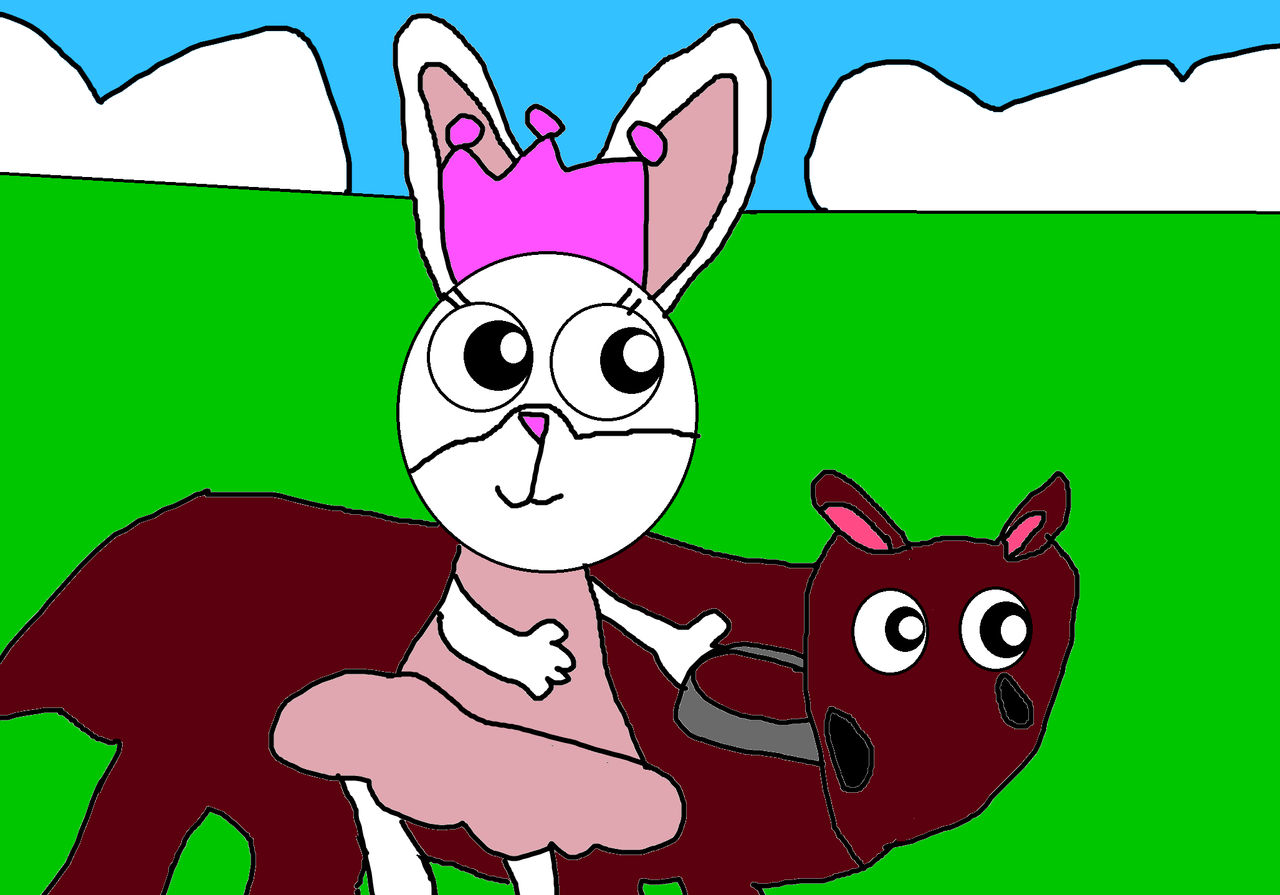 Princess Rabbit Nartuo Princess Bunny walking in horse by luketheweasel13 on DeviantArt