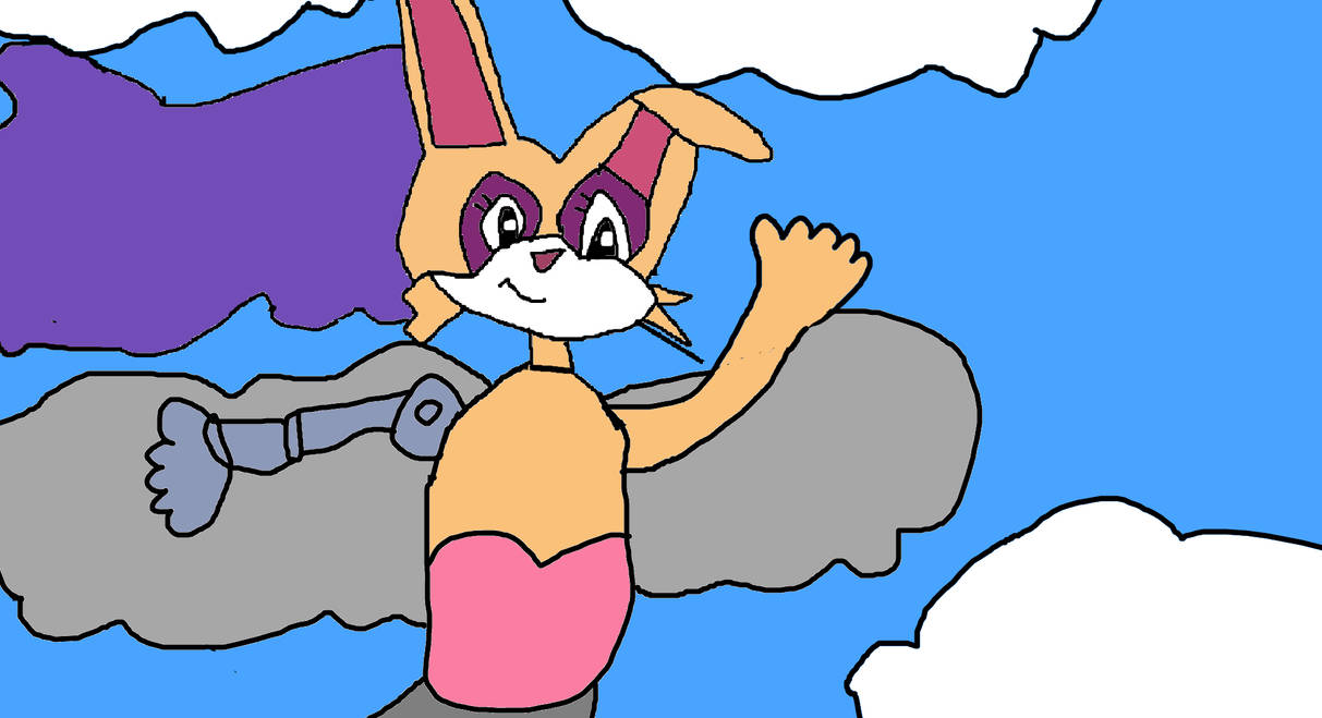Flying Rabbit Deviantart Bunnie's Wonderful Dream flying in the sky by luketheweasel13 on DeviantArt