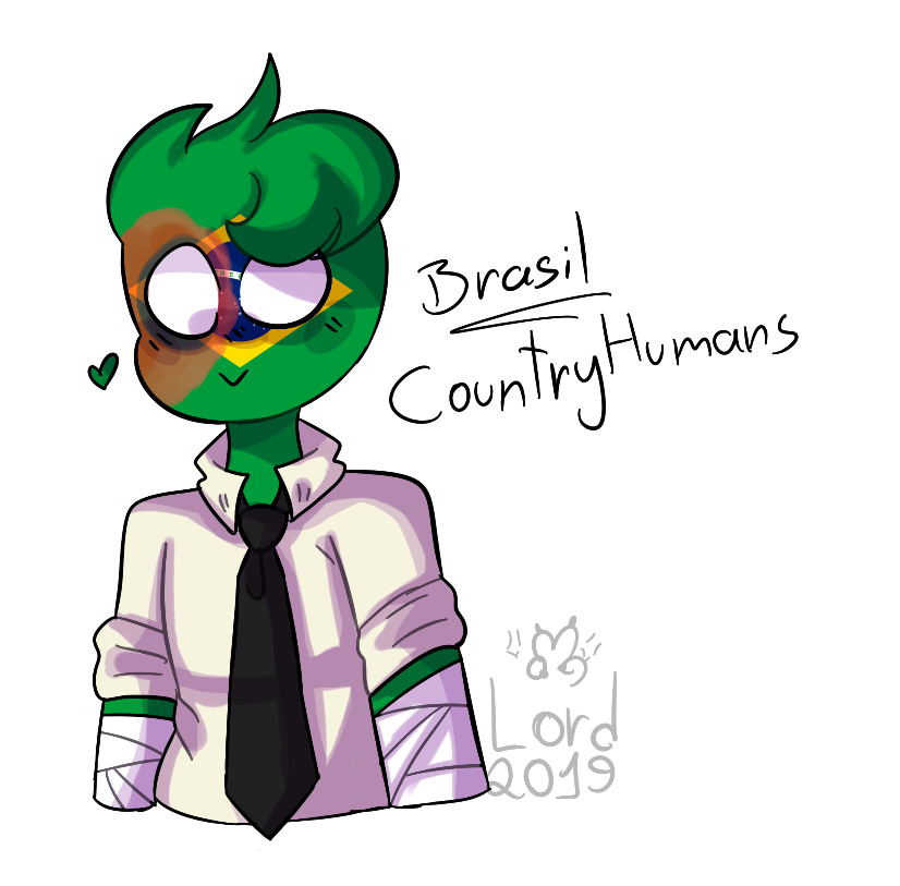 Countryhumans-brasil-brazil-verde-green-render-cou by agotifacherito6 on  DeviantArt