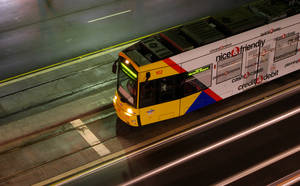 Tram on North Terrace