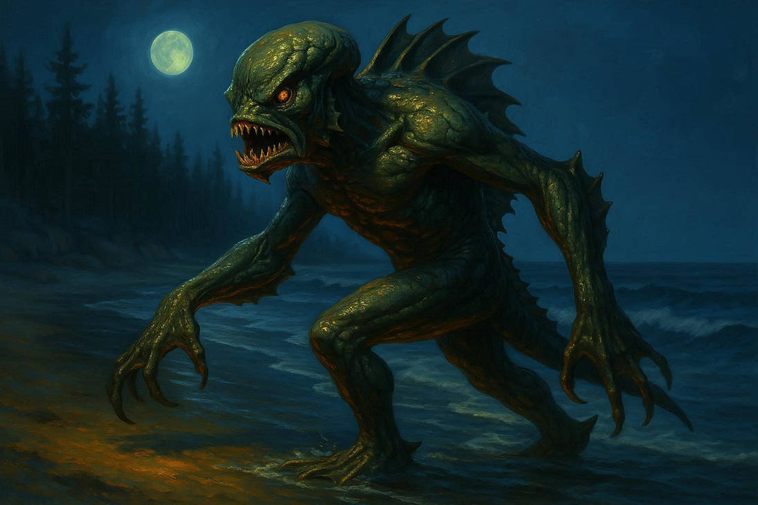 Dumpy Humanoid Humanoids from the Deep by axecalibore on DeviantArt
