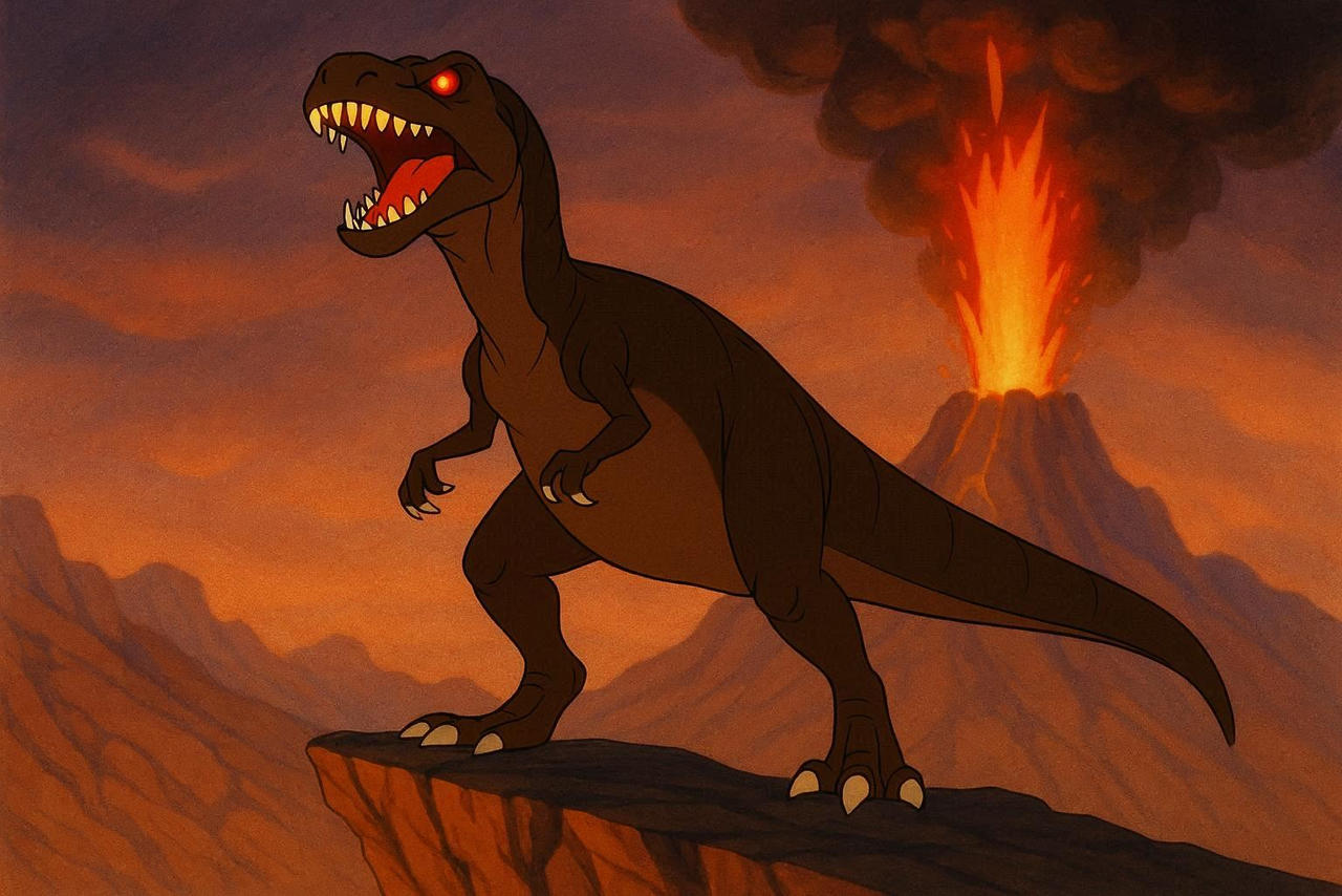 Sharptooth Rocks Sharptooth -Land Before Time by axecalibore on DeviantArt