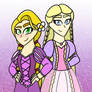 Barbie Rapunzel and Disney Rapunzel