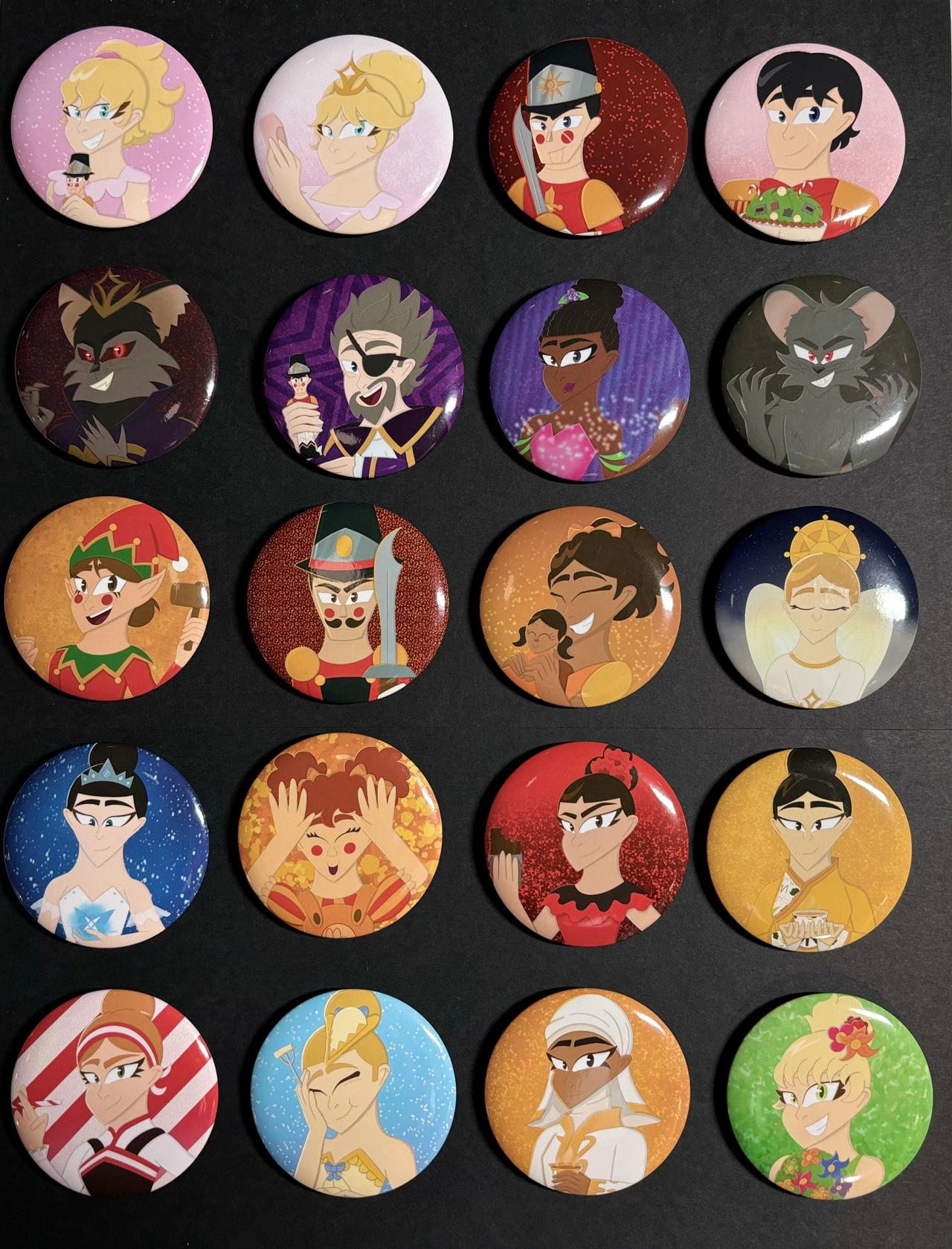 Nutcracker Buttons
