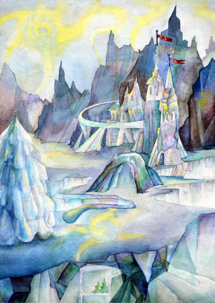Ice castle by SandBasilisk