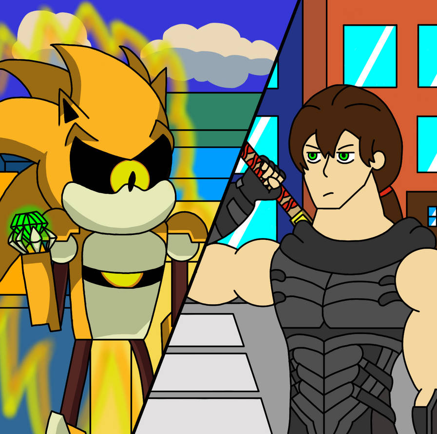 Super Mecha Sonic vs Ryu Hayabusa (Crossover) by Patrici8 on DeviantArt