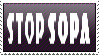 Stop SOPA Stamp by DragonsPeak30