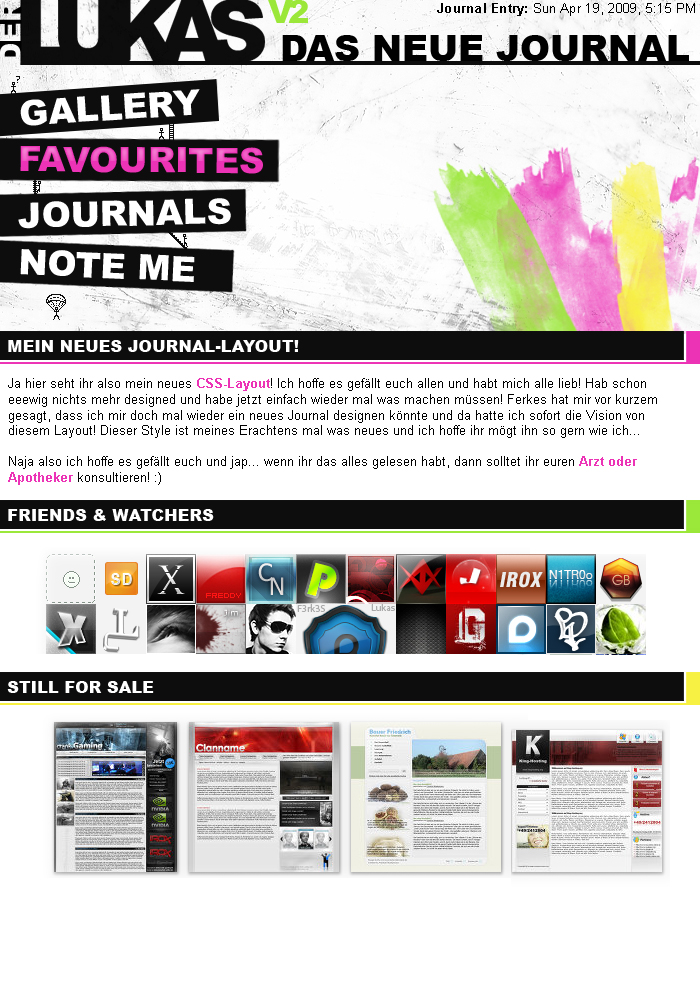 Journal V2 - WIP