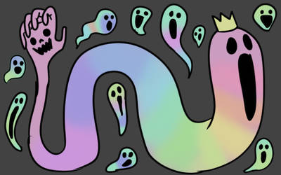 Ghost King of the Pastel Spooky Ghost Kingdom