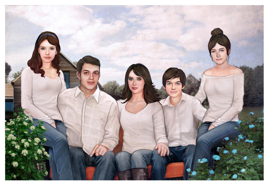 Family Deviantart Family Portrait 2 by JonathanChanutomo on DeviantArt
