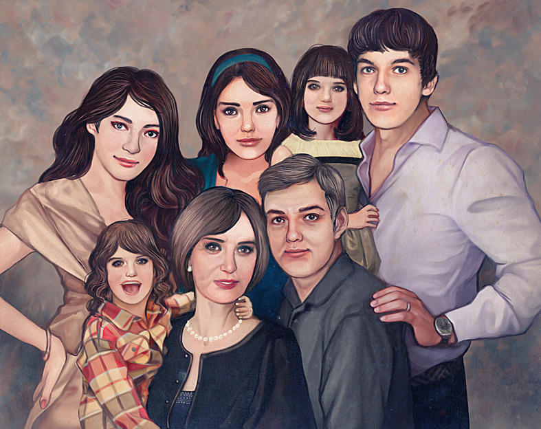 Family Deviantart Family Portrait 3 by JonathanChanutomo on DeviantArt
