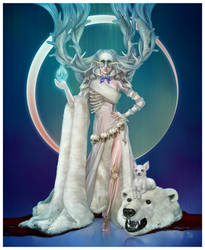 Hel, Goddess of Death and Underworld by JonathanChanutomo