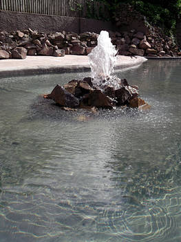 Rockery fountain stock