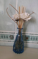 Floral vase stock