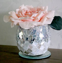 Rose in a vase stock