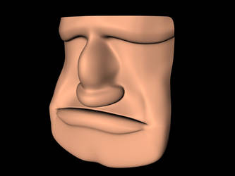 3d Character face