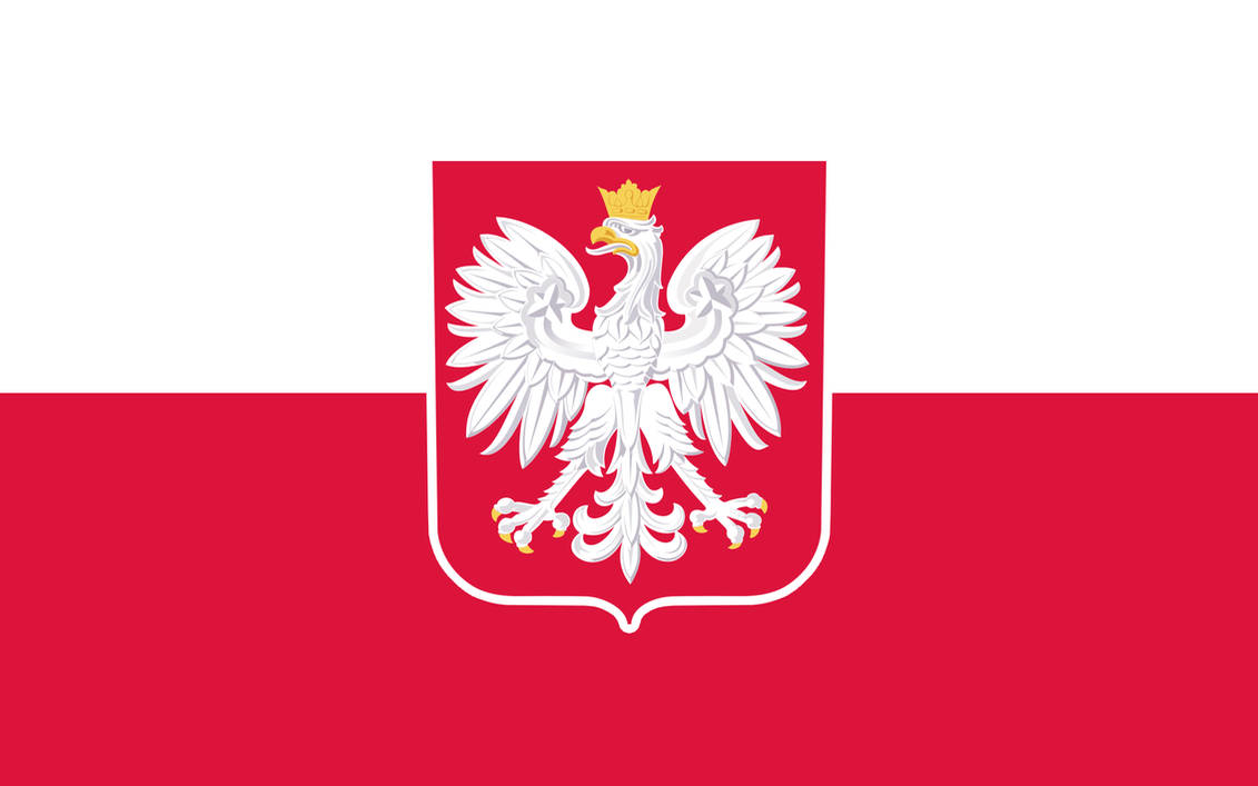 Poland Flag & Coat Of Arms Stickers (Pack Of 6) - 25mm, Glossy Vinyl For Car/Helmet