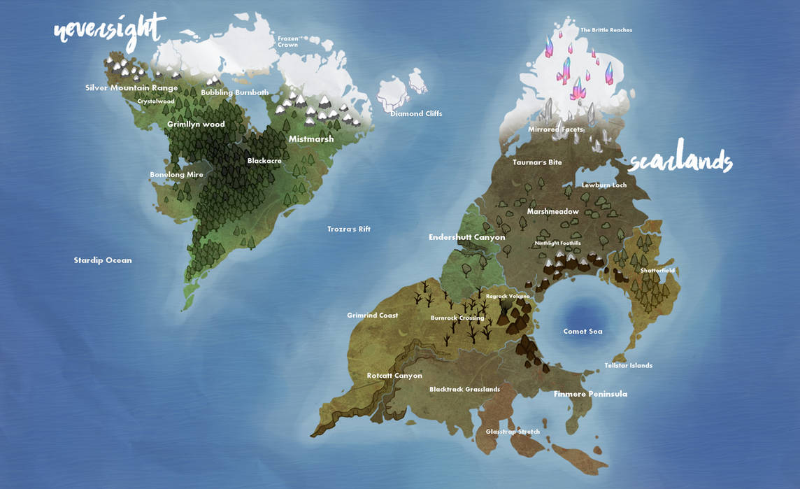 Map of Taurnar by Volturai on DeviantArt