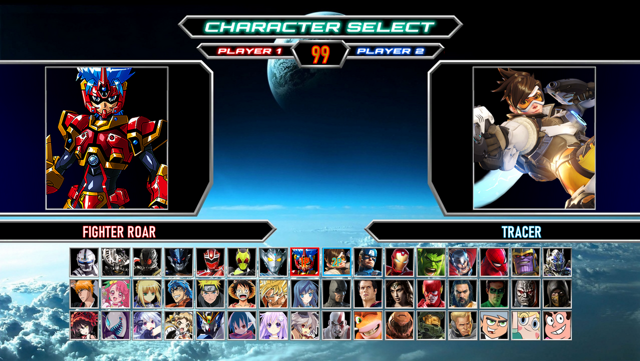 Dbcs Character Chart My own DBFC Character Select Screen by ChristianElumbaring on DeviantArt