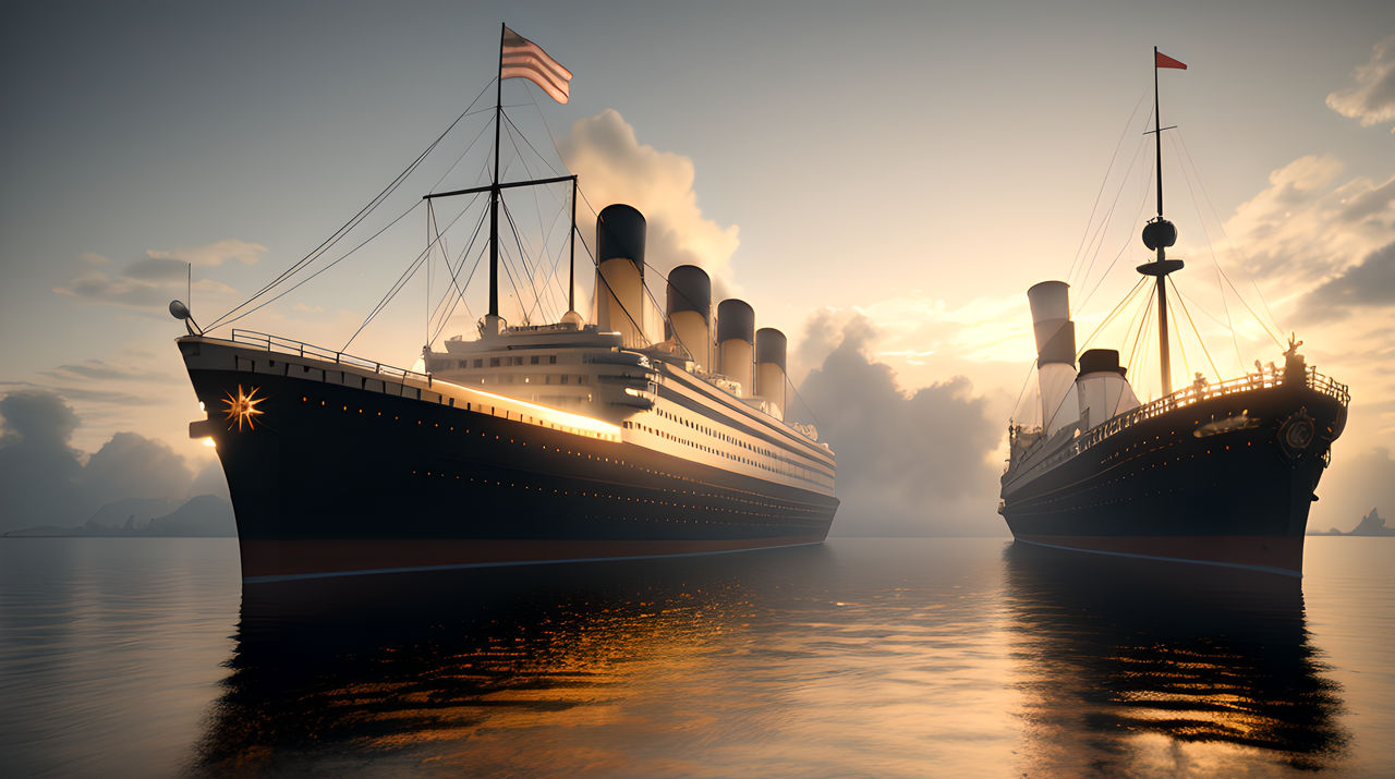 4K Titanic and Steamer by RefinedPermutations on DeviantArt