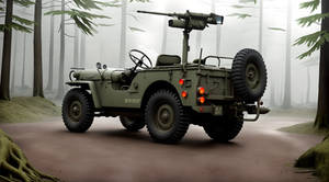 4K WW2 Jeep