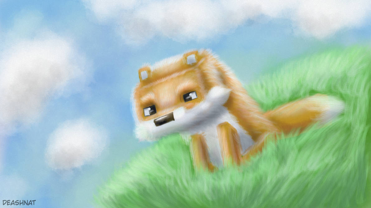 Minecraft Fox Deviantart Fox minecraft by MrWouwou on DeviantArt