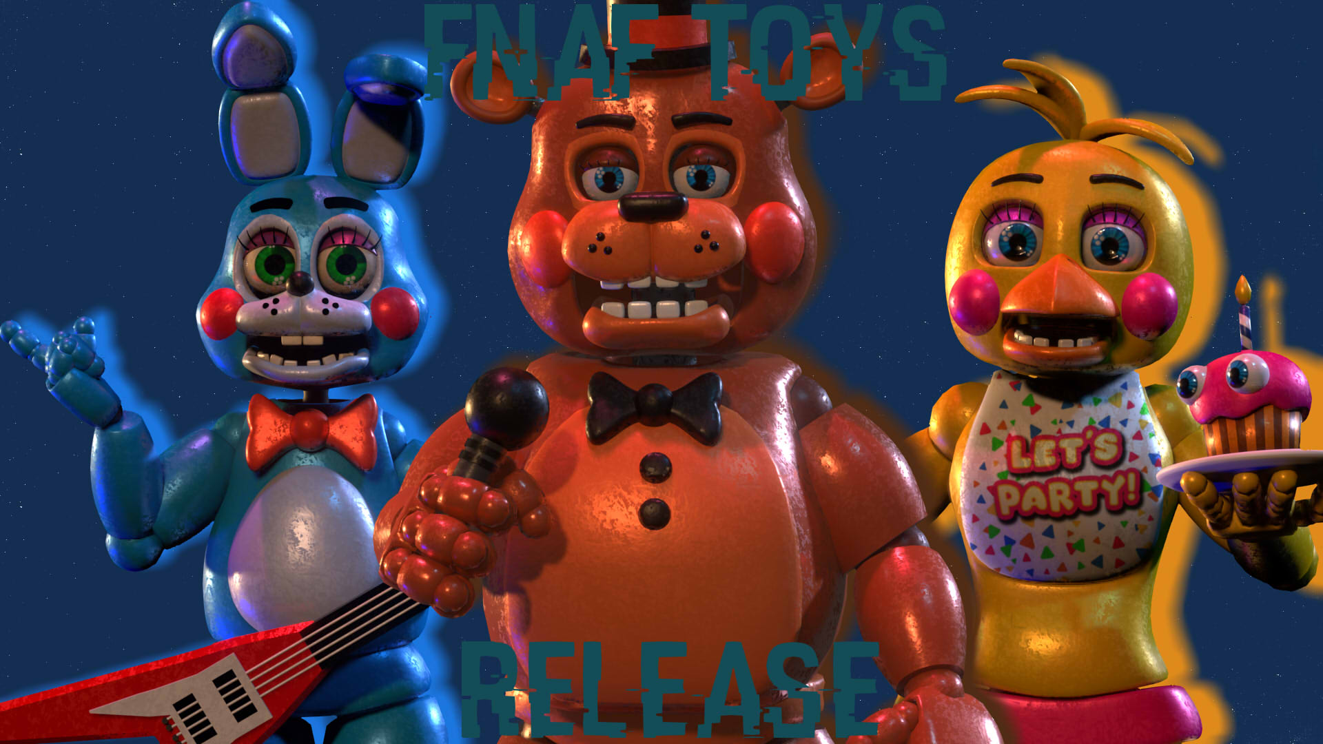 Ultimate FNaF Model Pack on X: FNaF 2 Showcase! Models by @thunderbob333  and @tm_animations Materials by @tm_animations Textures by @flaviiusss and  @willyboiiiiiii Some of designs by @CrackITSFM (UnwFoxy, Fredbear) Withered  Toys will