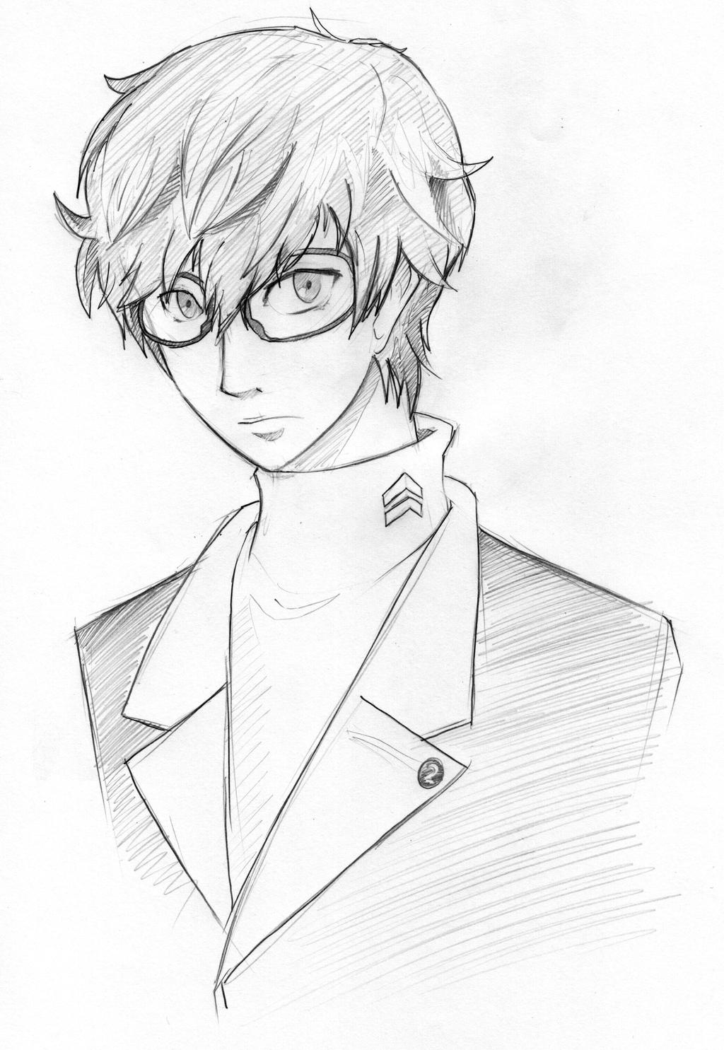 Persona 5 Protagonist Doodle#2