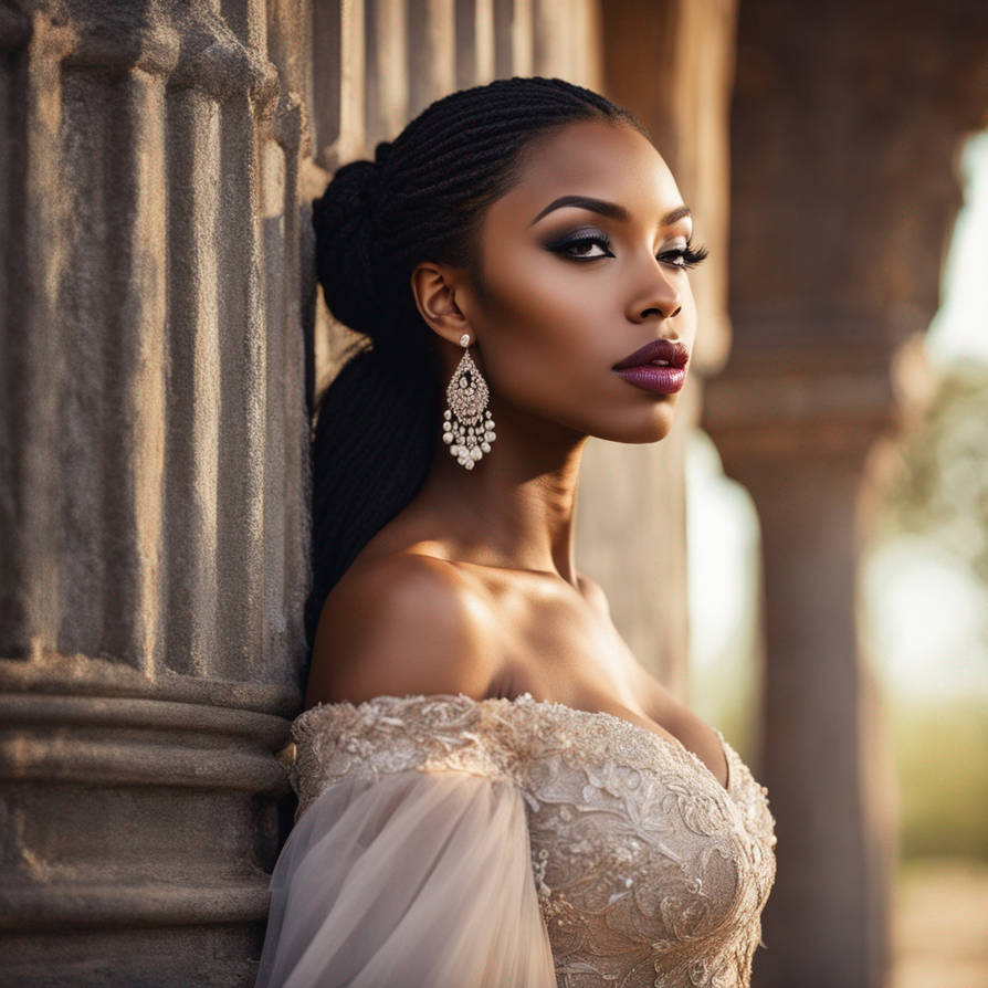 Fantasy, a stunningly beautiful black woman, court