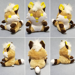 Custom Lemon Fox Plush