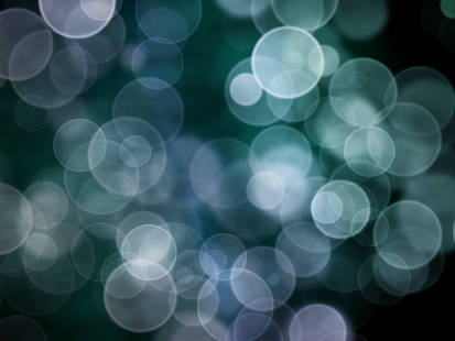 Teal Bokeh