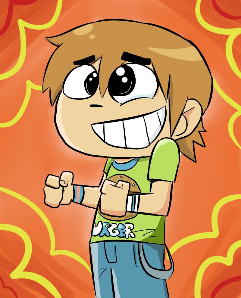 SCOTT PILGRIM IS HAPPY PLZ