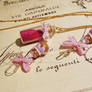 Pink emotion jewelry set