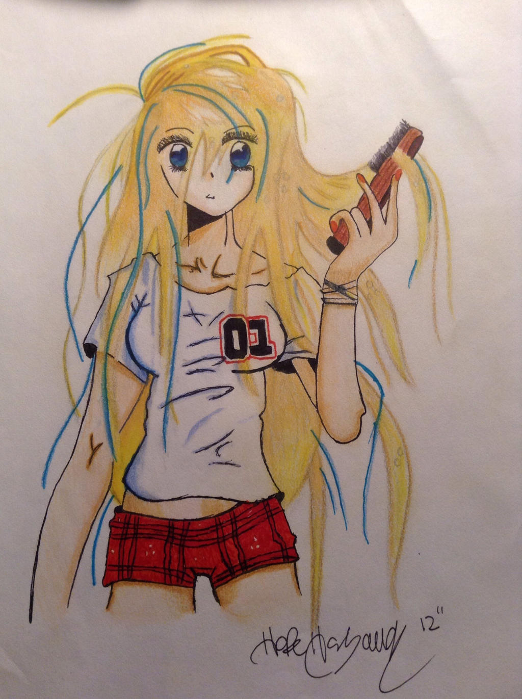 A Badly Drawn Anime Character I Did (2012) by JeffTheFuckingKiller on  DeviantArt