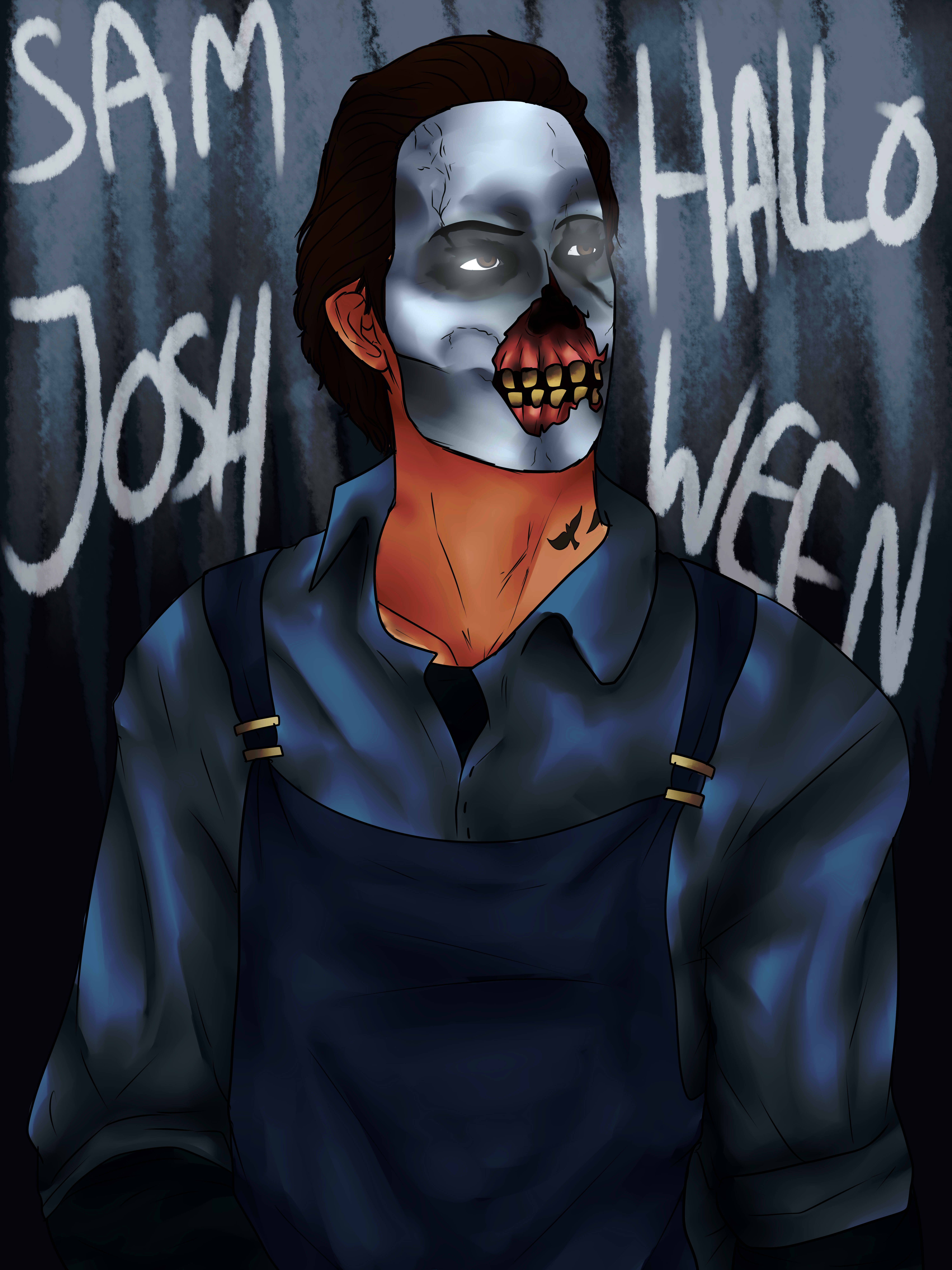 Samuel Drake. Halloween Josh (Until Dawn)