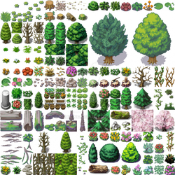 Wilderness Tileset  For RPG's   Easy Import