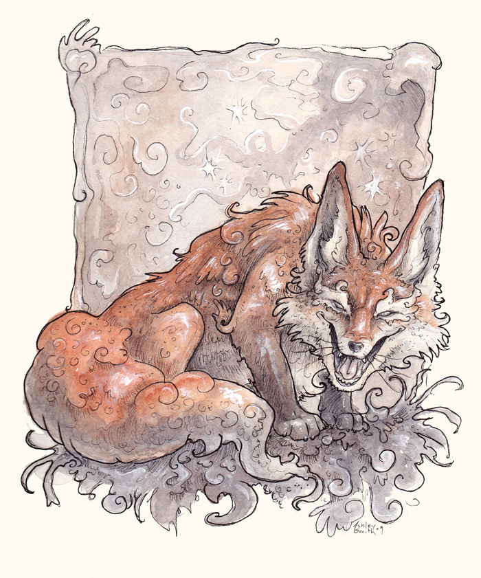 Swirly Fox