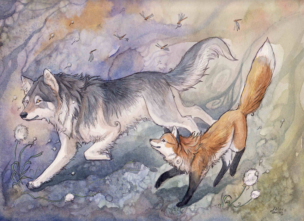 Волк м лиса. Кицунэ лиса Волчонок. Волк и лиса. Лисы и волки. Лис и волк.