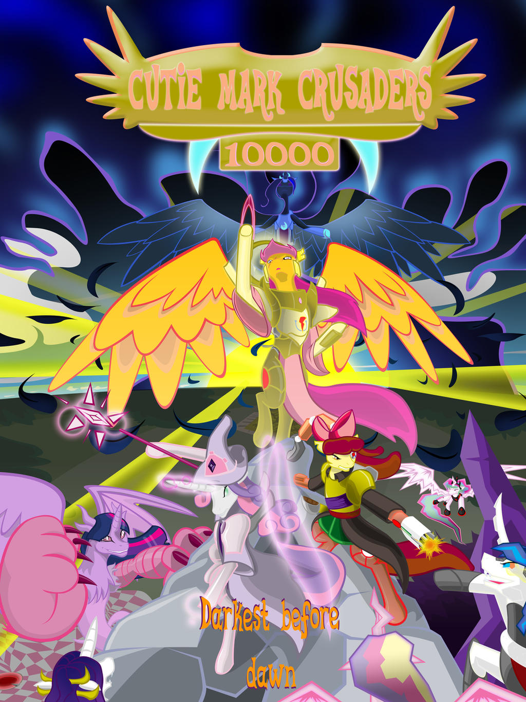 Cutie Mark Crusaders 10k: Chapter 1 cover by GatesMcCloud