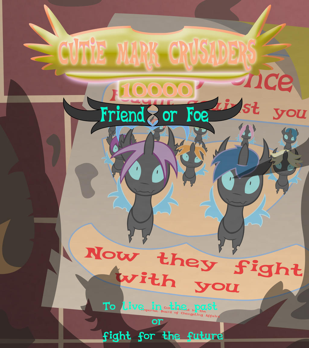 Cutie Mark Crusaders 10k: Friend or Foe Cover by GatesMcCloud