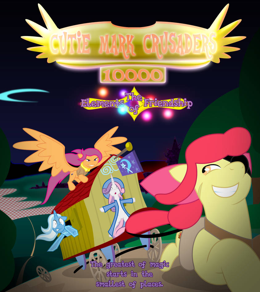 Cutie Mark Crusaders 10k: Elements of Friendship by GatesMcCloud
