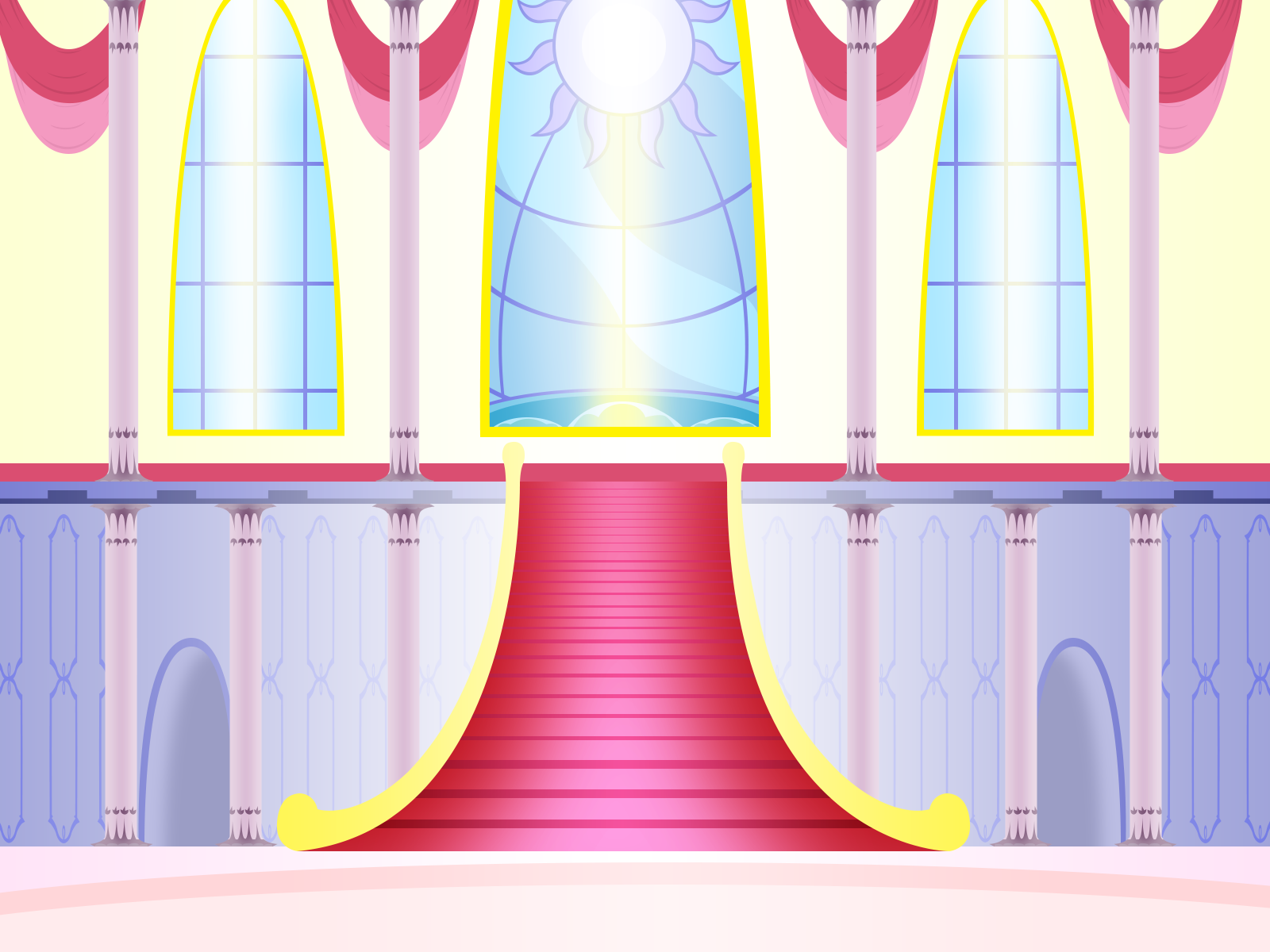 Canterlot Castle Staircase Hallway